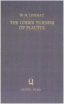 Tapa de The codex Turnebi of Plautus.