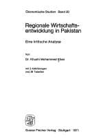 Tapa de Regionale Wirtschaftsentwicklung in Pakistan
