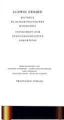 Tapa de Ludwig Erhard