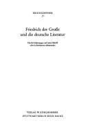 Tapa de Friedrich der Grosse und die deutsche Literatur