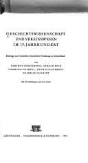 Tapa de Geschichtswissenschaft und Vereinswesen im 19. Jahrhundert