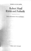 Tapa de Robert Musil, Ethik und Ästhetik