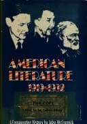 Tapa de American literature, 1919-1932