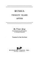 Tapa de Russia twenty years after.