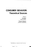Tapa de Consumer behavior: theoretical sources