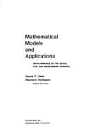 Tapa de Mathematical models and applications