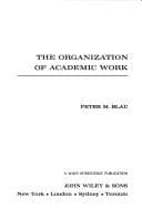 Tapa de The organization of academic work