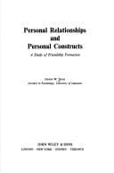 Tapa de Personal relationships and personal constructs