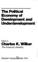 Tapa de Political Economy of Development and Underdevelopment