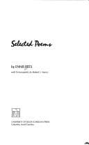 Tapa de Selected poems