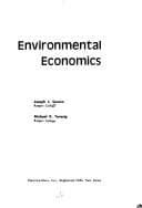 Tapa de Environmental economics