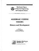 Tapa de Algebraic coding theory: history and development