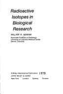 Tapa de Radioactive isotopes in biological research