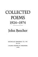 Tapa de Collected poems, 1924-1974