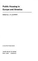 Tapa de Public housing in Europe and America