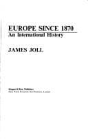 Tapa de Europe since 1870