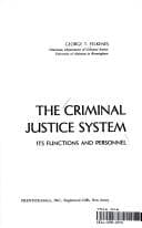 Tapa de The criminal justice system