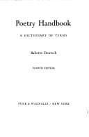 Tapa de Poetry handbook
