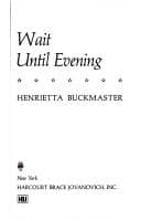 Tapa de Wait until evening