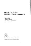 Tapa de The study of prehistoric change