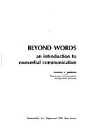 Tapa de Beyond words