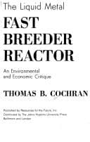 Tapa de The liquid metal fast breeder reactor
