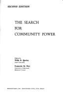 Tapa de The search for community power