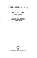 Tapa de Frederick Delius