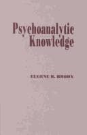Tapa de Psychoanalytic knowledge