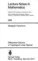 Tapa de Differential calculus in topological linear spaces