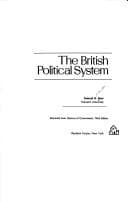 Tapa de The British political system