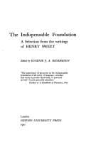 Tapa de The indispensable foundation