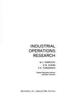 Tapa de Industrial operations research