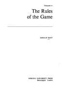 Tapa de Filmguide to the Rules of the game