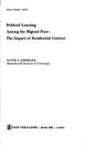 Tapa de Political learning among the migrant poor
