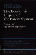 Tapa de The economic impact of the patent system