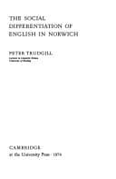 Tapa de The social differentiation of English in Norwich