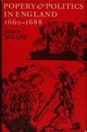 Tapa de Popery and politics in England 1660-1688