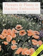 Tapa de Flowers and Plants in Machine Embroidery