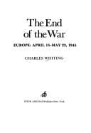 Tapa de The End of the War; Europe: April 15-May 23, 1945.