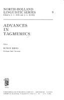 Tapa de Advances in tagmemics