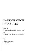 Tapa de Participation in politics
