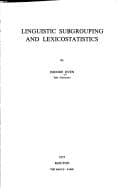 Tapa de Linguistic subgrouping and lexicostatistics