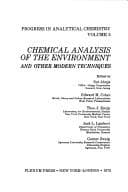 Tapa de Chemical analysis of the environment and other modern techniques