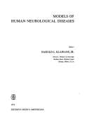 Tapa de Models of human neurological diseases