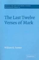 Tapa de The last twelve verses of Mark