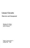 Tapa de Linear circuits: discrete and integrated