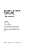 Tapa de Resource sharing in libraries: why, how, when, next action steps