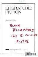 Tapa de Literature: fiction