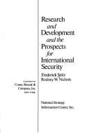 Tapa de Research and development and the prospects for international security